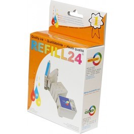 Kit recarga Refill24 Epson Stylus C64 (pigment) - 3 x 50 ml (Color)